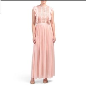 Apart designed in Germany pink cut out maxi dress
